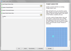 arcgis create grid